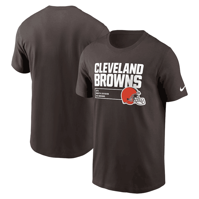 Men's Cleveland Browns Brown Division Essential T-Shirt